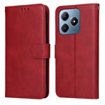 Custodia in pelle a conchiglia per Realme 12 e 12 Pro
