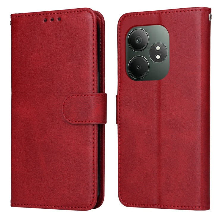 Custodia in pelle a conchiglia per Realme 12 e 12 Pro