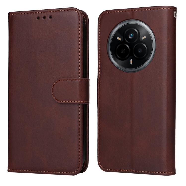 Custodia portafoglio in pelle per Realme 13+