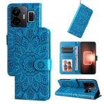 Custodia per telefono in pelle di girasole goffrata, For Realme C55, For Realme GT Neo 5 5G / GT3