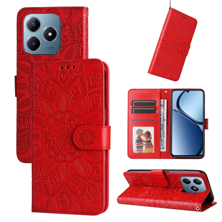 Custodia portafoglio in pelle per Realme 12 5G