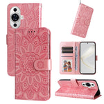 Custodia per telefono in pelle di girasole goffrata, For Huawei nova 11