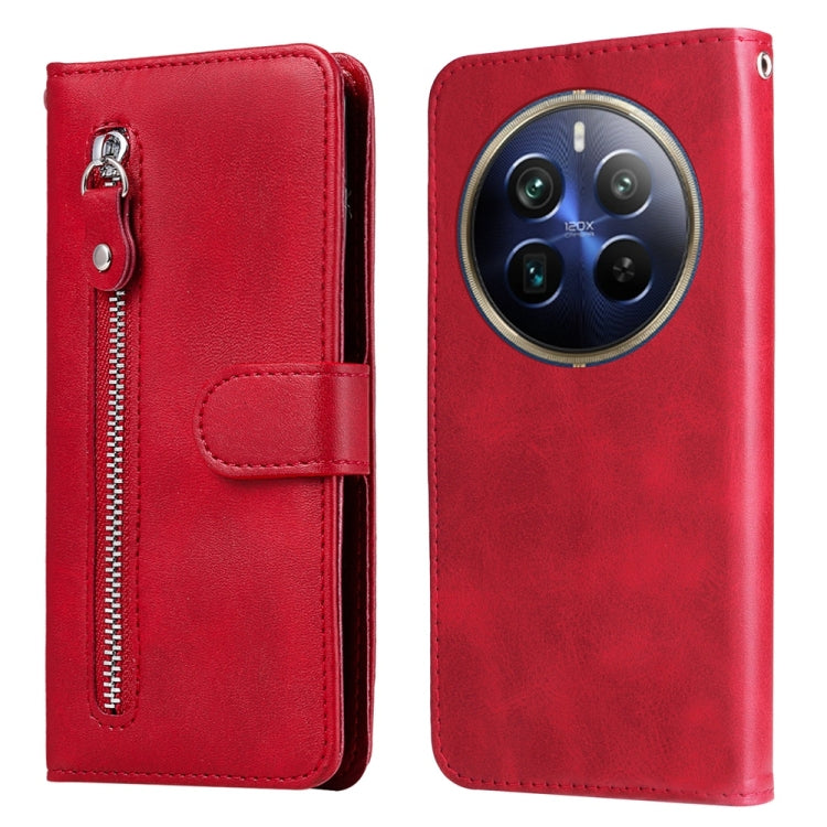 Custodia in pelle con cerniera per Realme 13+ e modelli