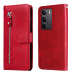 Custodia in pelle con cerniera per Realme 14