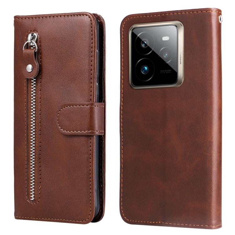Custodia in pelle con cerniera per Realme 13+ e modelli