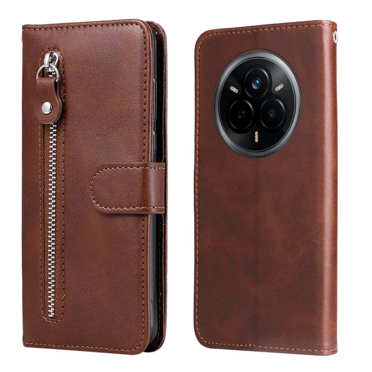 Custodia in pelle con cerniera per Realme 13+ e modelli