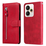 Custodia in pelle con cerniera per Realme 14