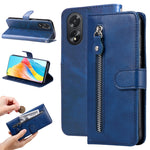 Custodia in pelle con cerniera per OPPO Reno11 5G