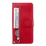 Custodia per telefono in pelle con cerniera in vitello alla moda, For OPPO A79 5G