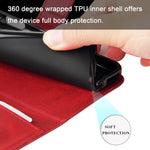 Custodia per telefono in pelle con cerniera in vitello alla moda, For OPPO A79 5G