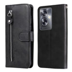 Custodia per telefono in pelle con cerniera in vitello alla moda, For OPPO A79 5G