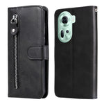 Custodia in pelle con cerniera per OPPO Reno11 5G
