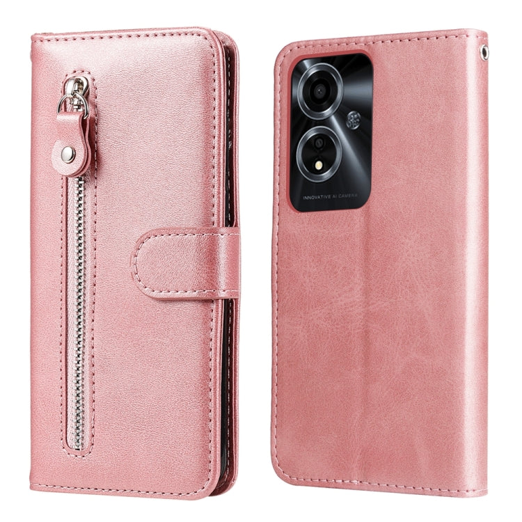 Custodia in pelle con cerniera per OPPO Reno11 5G