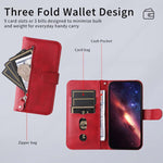 Custodia portafoglio in pelle per OPPO F33 Pro 5G