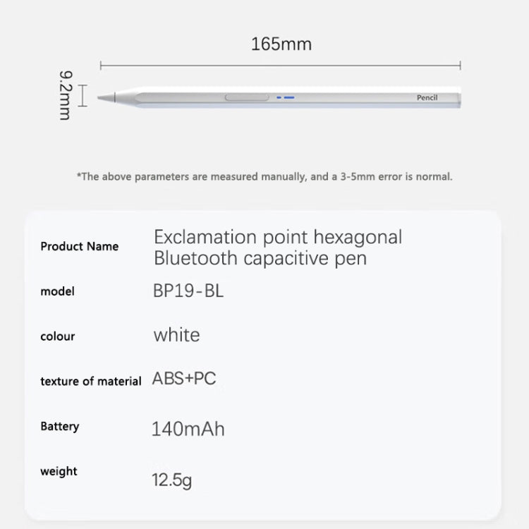 Penna stilo Bluetooth universale magnetica tipo C BP19-BL