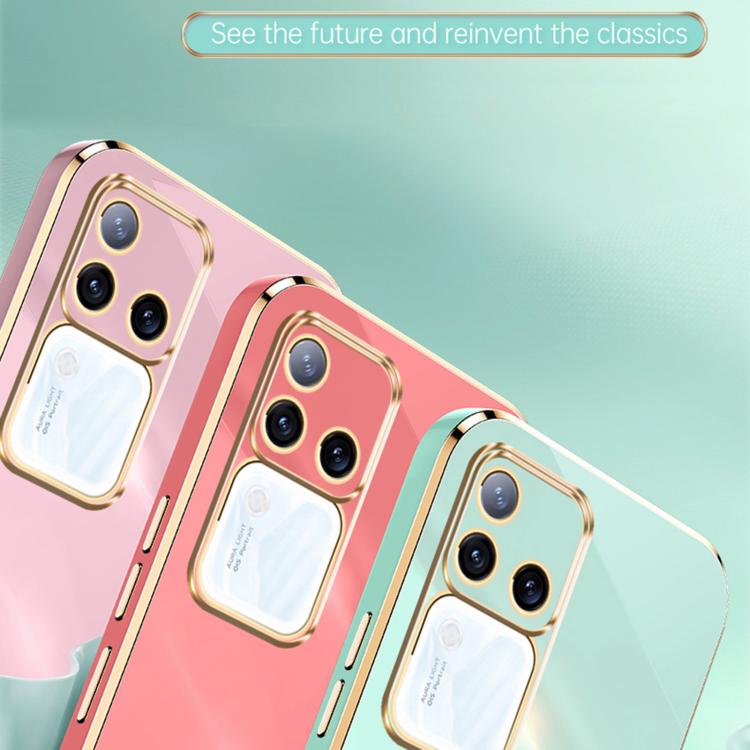 Custodia TPU elettrolitico 6D con bordo dritto per Vivo S18 Pro