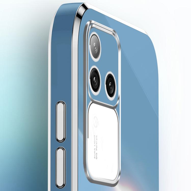 Custodia TPU elettrolitico 6D con bordo dritto per Vivo S18 Pro