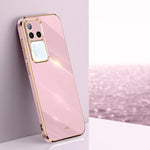 Custodia TPU elettrolitico 6D con bordo dritto per Vivo S18 Pro