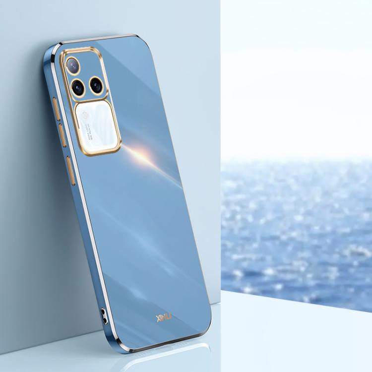 Custodia TPU elettrolitico 6D con bordo dritto per Vivo S18 Pro