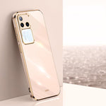 Custodia TPU elettrolitico 6D con bordo dritto per Vivo S18 Pro