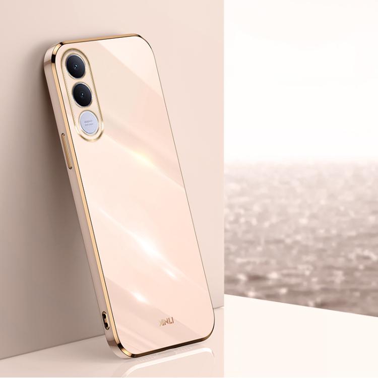 Custodia TPU elettrolitico 6D con bordo dritto per Vivo Y600 Pro 5G