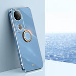 Custodia TPU elettrolitico con supporto anello per Vivo V50 Lite e S20
