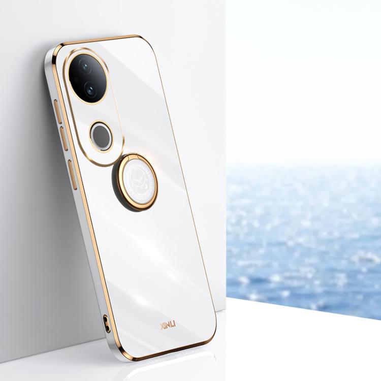 Custodia TPU elettrolitico con supporto anello per Vivo V50 Lite e S20