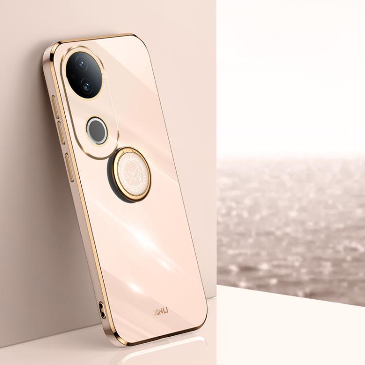Custodia TPU elettrolitico con supporto anello per Vivo V50 Lite e S20