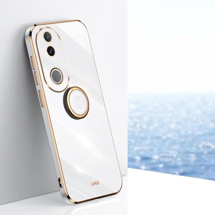 Custodia TPU elettrolitico con supporto anello per Vivo V50 Lite e S20