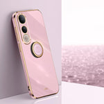 Custodia TPU elettrolitico con supporto anello per Vivo V50 Lite e S20