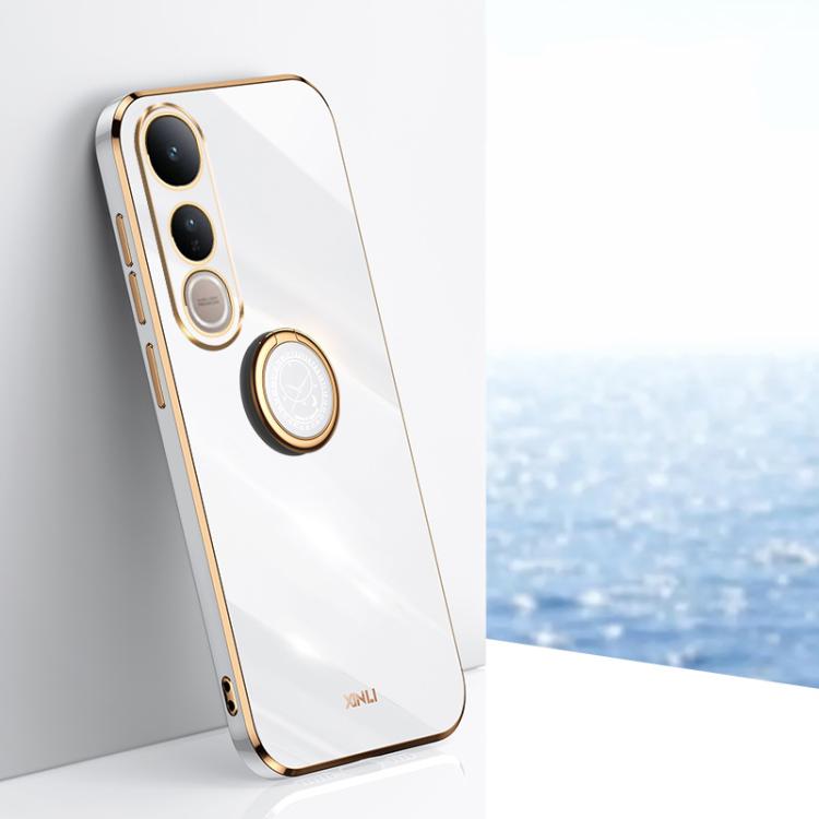 Custodia TPU elettrolitico con supporto anello per Vivo V50 Lite e S20