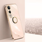 Custodia TPU elettrolitico con supporto anello per Vivo V50 Lite e S20