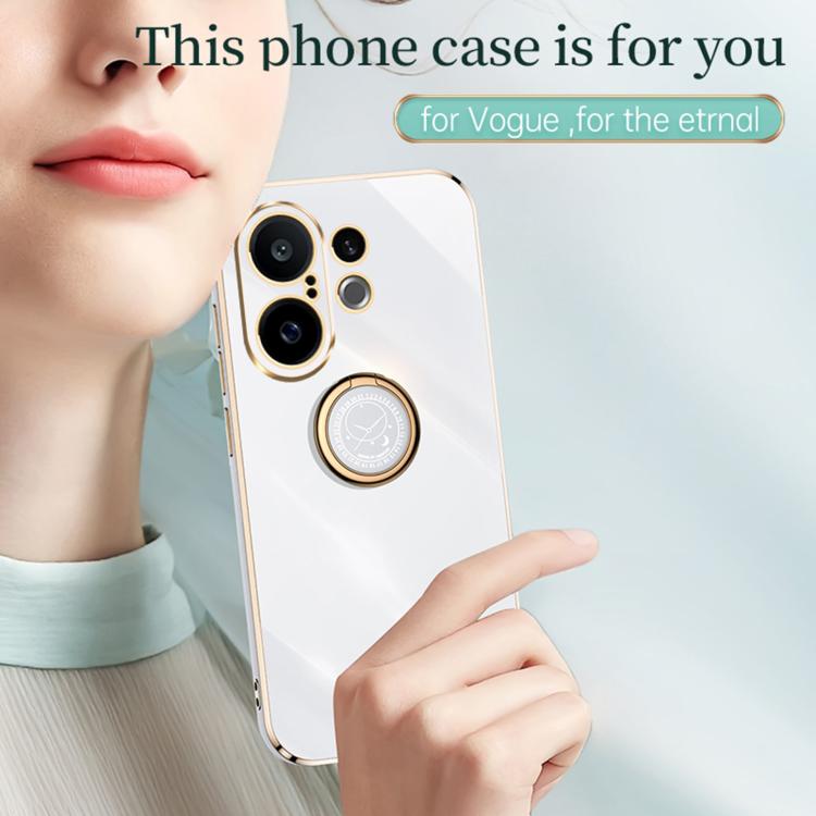 Custodia TPU elettrolitico con supporto anello per Vivo S30 Pro mini