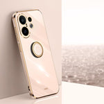 Custodia TPU elettrolitico con supporto anello per Vivo S30 Pro mini