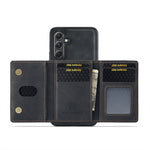 Custodia portafoglio Samsung Galaxy A54 5G in pelle e TPU