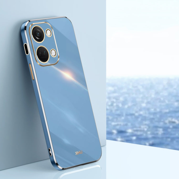 Custodia per telefono in TPU elettrolitico 6D con bordo dritto XINLI, For OnePlus Ace 3, For OnePlus 12, For OnePlus Ace 2V