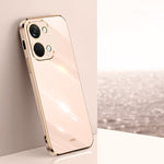Custodia per telefono in TPU elettrolitico 6D con bordo dritto XINLI, For OnePlus Ace 3, For OnePlus 12, For OnePlus Ace 2V
