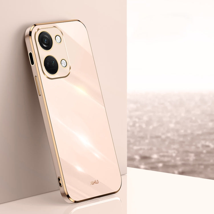 Custodia per telefono in TPU elettrolitico 6D con bordo dritto XINLI, For OnePlus Ace 3, For OnePlus 12, For OnePlus Ace 2V