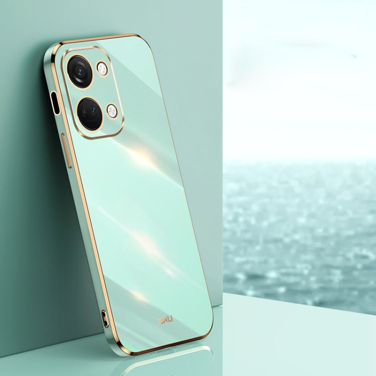 Custodia per telefono in TPU elettrolitico 6D con bordo dritto XINLI, For OnePlus Ace 3, For OnePlus 12, For OnePlus Ace 2V