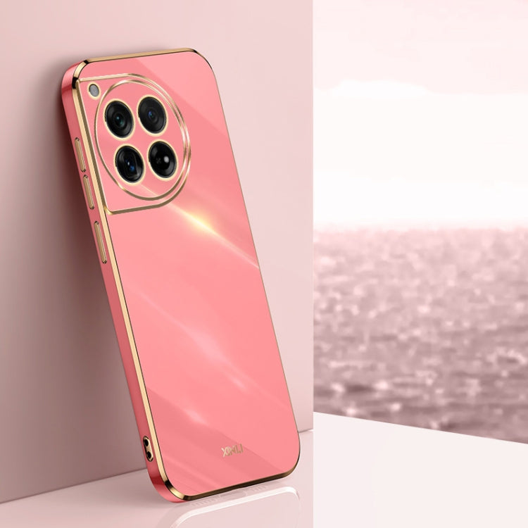 Custodia per telefono in TPU elettrolitico 6D con bordo dritto XINLI, For OnePlus Ace 3, For OnePlus 12, For OnePlus Ace 2V