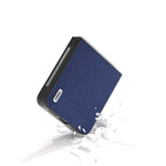 Custodia in vera pelle con bordo nero per Samsung Galaxy Z Flip6