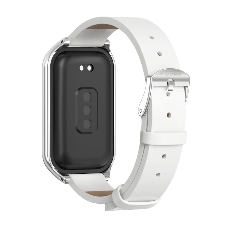 Cinturino in pelle PU per Xiaomi Smart Band 8 Active e Redmi Band