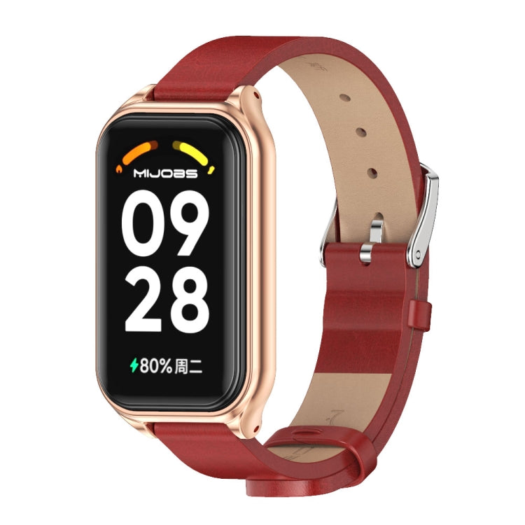 Cinturino in pelle PU per Xiaomi Smart Band 8 Active e Redmi Band