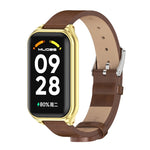Cinturino in pelle PU per Xiaomi Smart Band 8 Active e Redmi Band
