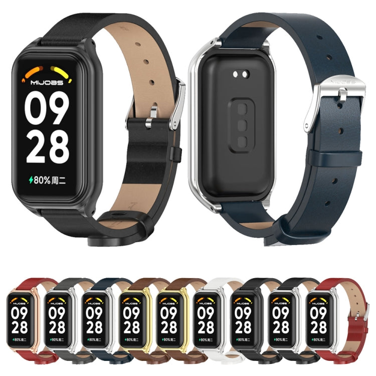 Cinturino in pelle PU per Xiaomi Smart Band 8 Active e Redmi Band