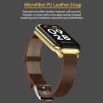 Cinturino in pelle PU per Xiaomi Smart Band 8 Active e Redmi Band