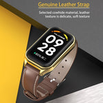 Cinturino in pelle PU per Xiaomi Smart Band 8 Active e Redmi Band