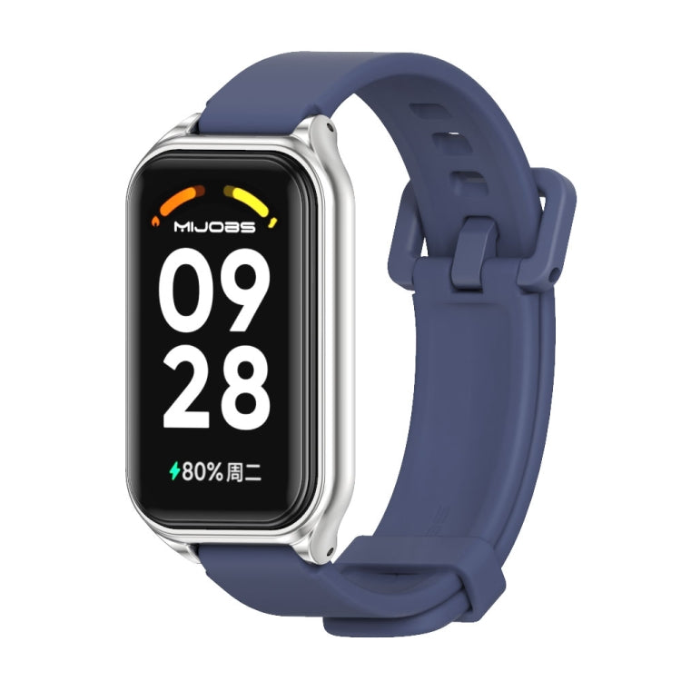 Cinturino in silicone con guscio metallico per Xiaomi Band