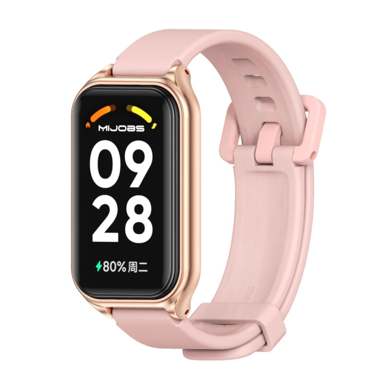 Cinturino in silicone con guscio metallico per Xiaomi Band