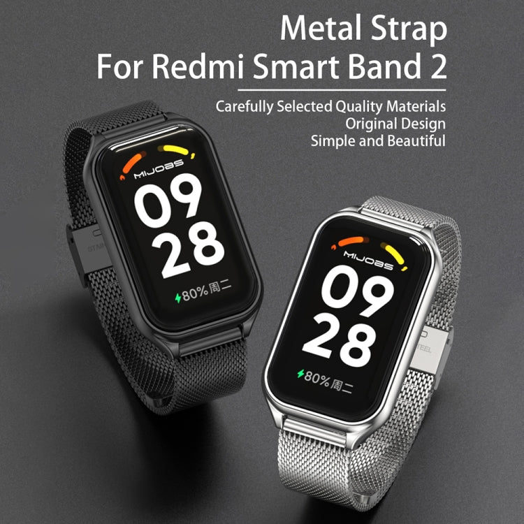 Guscio in metallo con cinturino per Xiaomi Smart Band 8